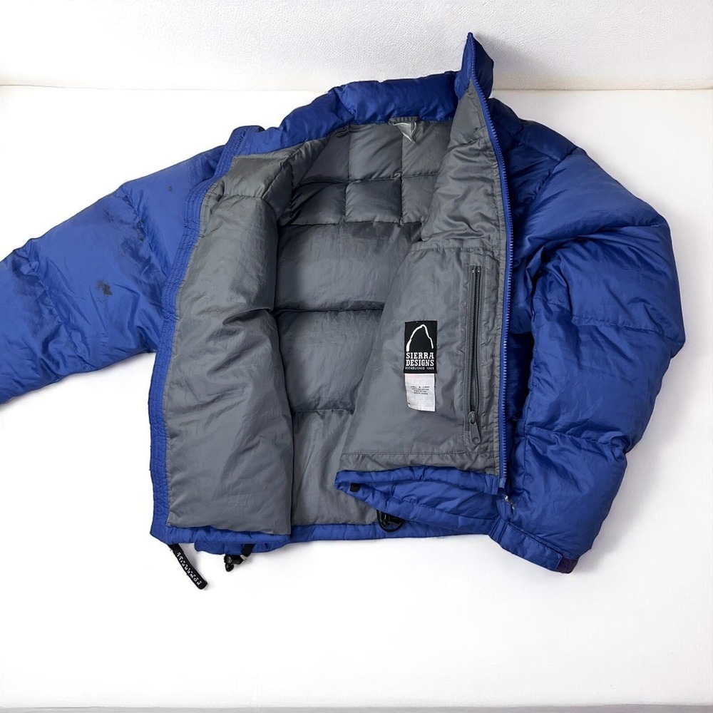 Vintage 90s Sierra Designs Puffer‎ Jacket Down Women's Size L 23x23 Winter Coat